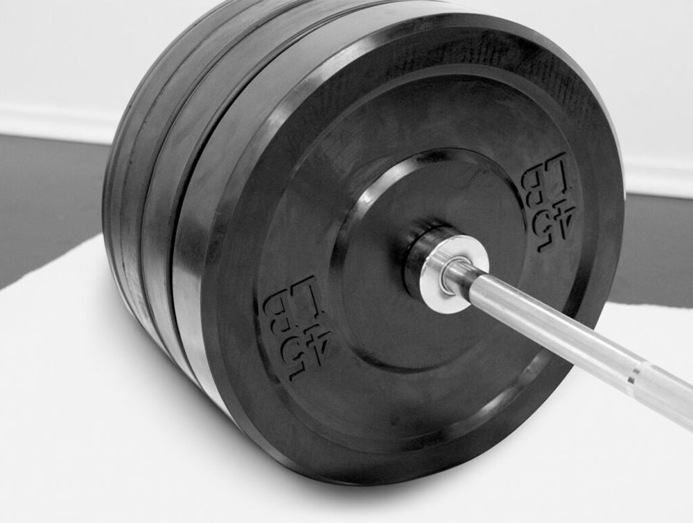 Bumper Plate Set with Olympic Bar