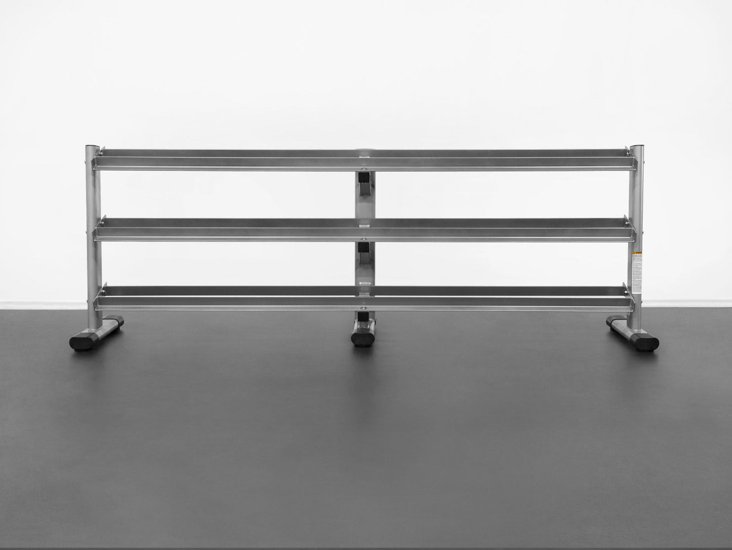 5-100lb Rubber Hex Dumbbell Set with Commercial Rack