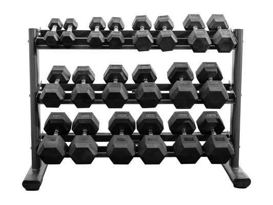 BodyKore RPE Octagon Dumbbell Set with G241 Signature Rack